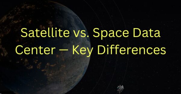 Satellite vs. Space Data center